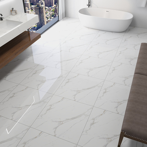 Baldosas de <span class=keywords><strong>Porcelana</strong></span> Pulida Blancas con Acabado de Mármol de 800*800 mm (60x60 cm) - Product Image 3
