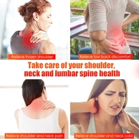 Gilet auto-chauffant en nylon avec enveloppe chauffante magnétique pour la physiothérapie, soulageant les douleurs aux épaules et au dos, coussin chauffant de soutien