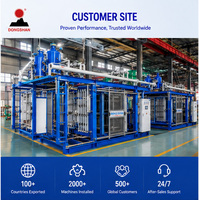 Machine entièrement automatisée pour boîtes en polystyrène - Équipement de moulage hydraulique à cycle rapide pour conteneurs en mousse EPS