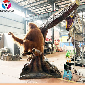 Personnalisez une variété d'orangs-outans ou <span class=keywords><strong>de</strong></span> singes hautement simulés statues d'animaux grandeur nature - Product Image 4