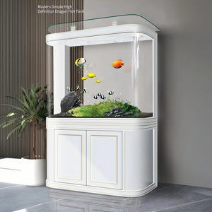 Stijlvol 25W Dubbel Afgerond Hoekglas <span class=keywords><strong>Aquarium</strong></span> Voor Eco-<span class=keywords><strong>Aquarium</strong></span> Huis/Kantoordecor Zout Water/Zoetwater Geplant Tanks Leven - Product Image 6
