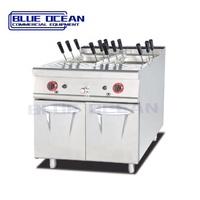 Vente en gros Cuiseur à pâtes italien Four de comptoir avec cuisinières à induction en acier inoxydable Alimenté au gaz et à l'électricité