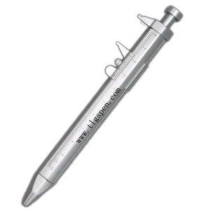 Vernier caliper ballpoint pen multi function tool Multi-purpose Ball Pen Plastic Ruler Press Ball pen