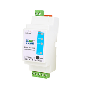 Servidor de dispositivo serie de 1 puerto RS485 a <span class=keywords><strong>Ethernet</strong></span> para Modbus TCP/MQTT con características Modbus maestro/esclavo y montaje en riel DIN - Product Image 3