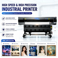 Imprimante à solvant écologique automatique ATUE 1,8 m I3200 XP600 pour la publicité, impression de bannières flexibles, machine d'impression jet d'encre sur vinyle