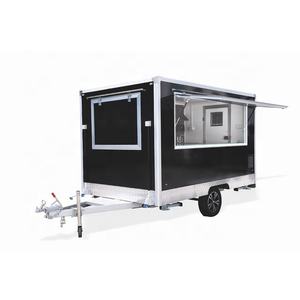 2023Newly Yieson Food Cart with Outside Advertising Paper Small Kitchen Fast Food caravan <strong>for</strong> <strong>Sale</strong> - Product Image 1