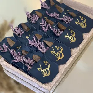 Kleines PU-Leder Eid al-Adha Werbe geschenk Geschenke Verpackungs beutel halter