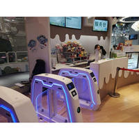 Barrière tournante d'induction en acier durable et sécurisée FUNOVA GM01, système de billetterie, aire de jeux intérieure pour enfants, parc d'attractions