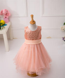 Nuevo Estilo 2017, Vestido de Una Pieza sin Mangas, Vestidos de Fiesta para Niñas - Product Image 5