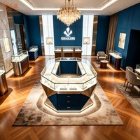Vitrines à bijoux à vendre, présentoirs de comptoir pour bijouteries, vitrine de magasin de bijoux avec éclairage LED et étagères en verre pour la vente au détail
