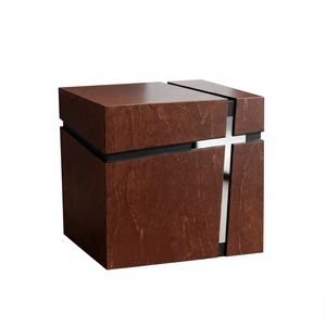 High Grade American Style Extra <b>Large</b> Wood <b>Urn</b> Adults Premium Funeral Ashes Keepsake Cremation Storage Box Eco-Friendly - Product Image 6