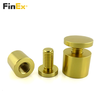 Panneau d'espacement en aluminium plaqué or, panneau personnalisé en aluminium, 13mm 19mm 25mm