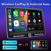 Radio Mobil Android 10.1 Inch Berkualitas Tinggi 4GB+64GB CPU Quad Core GPS Navigasi Amplifier Terintegrasi Pemutar Stereo 1DIN Dashboard