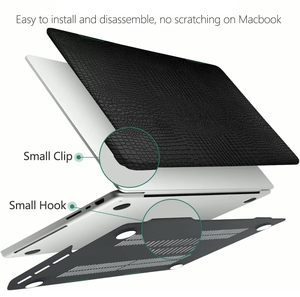Custodia in Pelle Effetto Coccodrillo per <span class=keywords><strong>MacBook</strong></span> <span class=keywords><strong>Air</strong></span> Pro <span class=keywords><strong>13</strong></span> 14 15 16 Pollici M1 M2 M3 M4 M5 - Product Image 5