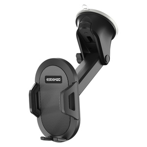 Factory Customized OEM Easy One Touch <b>Car</b> Phone Suction <b>Cup</b> <b>Holder</b> ABS Stable 360 Rotation Durable Clip-On Mobile Mount - Product Image 2