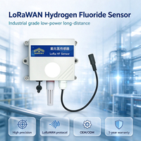 Détecteur de fluorure d'hydrogène LoRaWAN, capteur de gaz HF, moniteur de qualité de l'air IoT sans fil pour la sécurité industrielle