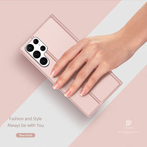 DUX-Funda de cuero PU para teléfono <span class=keywords><strong>Samsung</strong></span> Galaxy S23 <span class=keywords><strong>Ultra</strong></span>, carcasa de lujo Original a precio de fábrica - Product Image 6