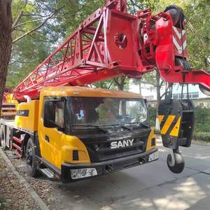 Grue mobile sur camion Sany STC50 tonnes d'occasion en provenance de Chine, bon état, avec composants principaux : moteur, pompe, PLC, prix plus bas - Product Image 2