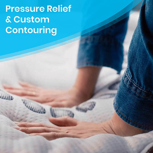 Materasso a molle bonnell in memory foam sano euro top economico singolo xl e singolo muslimate - Product Image 4