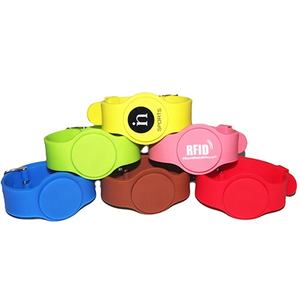 Pulseras de silicona RFID T5577 de 13,56 MHz con código QR, logotipo personalizado, pulseras de pago impermeables ajustables - Product Image 4