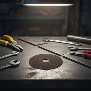 แผ่นใยขัดคอรันดัม Ttake Ab1070 ขนาด 180x22 มม. สำหรับขัดและขัดเงาพื้นผิวโลหะ - Product Image 3