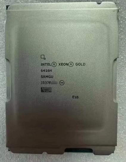 Xeon Gold 6416H 18Cores 36Threads 2.2GHz TDP165W 64-bit Virtualization Technology Server CPU