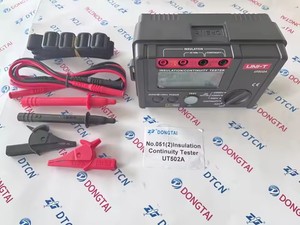 เครื่องวัดความต้านทานฉนวนไฟฟ้าแบบดิจิตอล UNI-T UT502A 2500V เมกะโอห์มมิเตอร์ โวลต์มิเตอร์ เครื่องทดสอบความต่อเนื่อง - Product Image 5