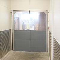 Meilleures ventes : Portes battantes isolées en PVC pour chambres froides, portes battantes industrielles flexibles en PVC pour entrepôts