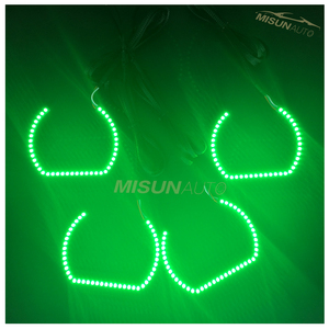SK6812 RGB personalizzato impermeabile <span class=keywords><strong>LED</strong></span> <span class=keywords><strong>Halo</strong></span> faro Kit montaggio superficie anelli che cambiano colore