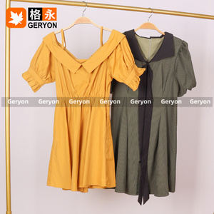 Geryon - Lote de Vestidos de Verano de Algodón Usados para Mujer, Estilo Vintage, 90-98% Nuevos, Camisas Cortas, Ropa Usada al por Mayor - Product Image 4