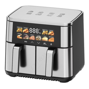 Oferta Especial: Freidora de Aire de Doble Cesta con Control Digital y Pantalla Táctil, 10L, Precio Directo de Fábrica, Horno de Aire Dual de 6.5L - Product Image 2