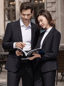 Traje de Negocios Formal de Alta Gama Profesional OEM, Último Modelo de Traje de 2 Piezas para Hombre y Mujer - Product Image 2