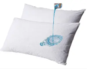 高级透气枕头保护器软棉毛圈拉链防水枕套