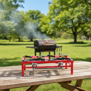 Dual Cooktop Cast Iron <strong>Gas</strong> Stove for Household Hotel <strong>Outdoor</strong> LP <strong>Gas</strong> Cast Iron Surface Versatile <strong>Cooker</strong> 11.6kg TSGB-06DBTC - Product Image 4