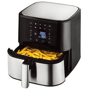 Freidora de Aire Eléctrica Digital de Acero Inoxidable de 5.5 Litros con Logotipo Personalizado, Horno de Convección sin Aceite, Saludable, Estilo Dubái - Product Image 1