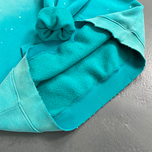 Nuova Felpa Oversize con Cappuccio in Stile Splash Ink, Effetto Invecchiato e Finitura Vellutata, Stampa DTG Personalizzata con LOGO, per Uomo e Donna - Product Image 3