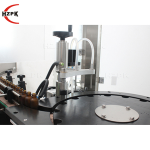 HZPK Full Automatic Water Essential Oil Dropper 30ml 10ml <b>Small</b> Volume Round Plastic Glass Bottle Filling Capping Machine - Product Image 4