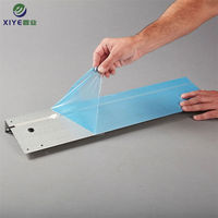 Film protecteur transparent bleu en PE souple de qualité machine pour le moulage par soufflage en gros