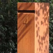Room Freestanding Waterproof Corten Steel <b>Drop</b> <b>Box</b> Parcel Newspaper <b>Box</b> Large Mailbox - Product Image 2