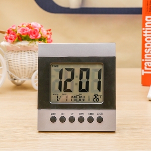 Thiết Kế Đơn Giản Âm Thanh Điều Khiển Đèn Nền Kỹ Thuật Số Bảng Hoặc Tường Đồng Hồ Báo Thức Với Bộ Đếm Thời Gian Lịch Tuần Nhiệt Độ Cho Bé Phòng - Product Image 4