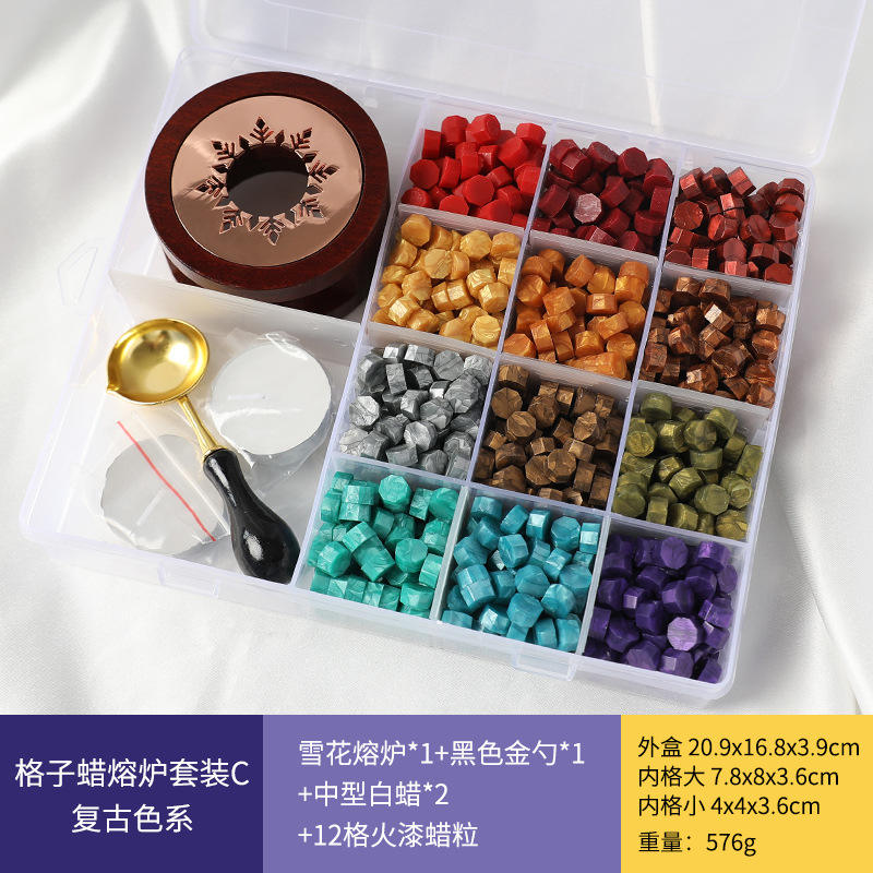 Ensemble de four à cire à grille C