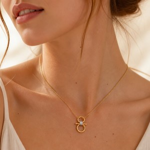 Collier en acier inoxydable plaqué or PVD 18 carats, étanche, bicolore, vente en gros, bijoux de mode pour femmes - Product Image 2