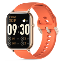 Reloj Inteligente CR075 de 2.1 Pulgadas con Llamadas Bluetooth, Batería de 400 mAh, Monitor de Ritmo Cardíaco, Rastreador de Actividad Física, Deportivo, a la Moda, Resistente al Agua