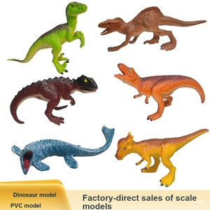 Les modèles d'animaux simulés les plus vendus de Yongli, ensembles de jouets solides pour enfants, vente en gros de petits mosasaures et d'allosaures. - Product Image 1