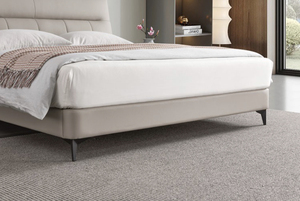 Lit King-Size Moderne de Luxe avec Revêtement en Cuir Véritable Capitonnée, Cadre en Bois Doux, Bo <span class=keywords><strong>Yi</strong></span> Man, Garantie 2 Ans, Meubles de Chambre à Coucher - Product Image 3