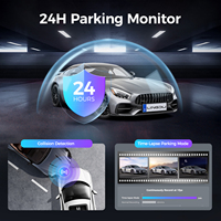 LINGDU LD06-2CH Ultra 4K + 2K Dash Cam GPS 5G Wifi EN Contrôle vocal Super Capacitor Car Camera DVR Car Black Box Dashcam