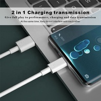 Chargeur de téléphone portable ultra rapide vers USB Type C, longueur 1M/3ft, 6A, 66W, câble de données