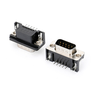 D-SUB 9p Nam góc phải 8.08mm cho <span class=keywords><strong>PCB</strong></span>, Dr 9pin, DB 9p Nam R/A - Product Image 1