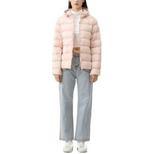 Abrigo Acolchado Grueso y Cálido de Invierno 2024 para Mujer, Abrigos con Cierre, Capucha, Talla Grande, Relleno de Algodón, Tejido Liso Teñido - Product Image 3