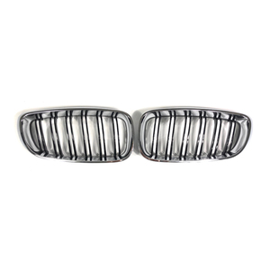 <span class=keywords><strong>Pour</strong></span> bmw GT F34 M3 double lattes chrome noir pare-chocs avant de voiture grille grillagée - Product Image 1